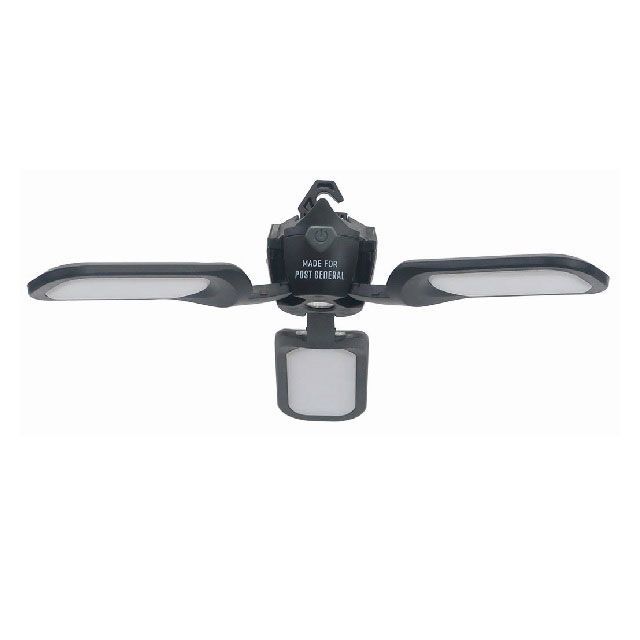 ポストジェネラル PG TRI-PANEL SOLAR CHARGED LED LIGHT BLACK 982070020
