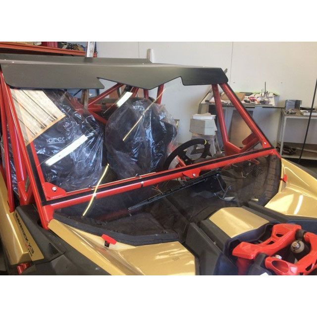 メカシステム Windscreen for Head FFSA polycarbonate Anti Abrasion wiper 175 &deg; CAN AM 1000 MAVERICK X3 MAVERICK X3 RALLYE meca_QC2002｜モトメガネ 店