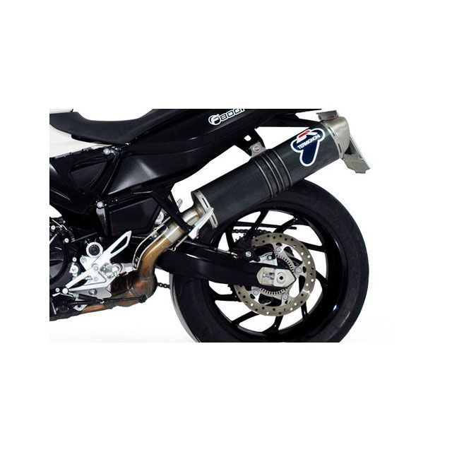 テルミニョーニ 1 SIL STR スリップオン オーバル ステンレス スリーブ： カーボン LOOK F 800 R ter_BW03080INO
