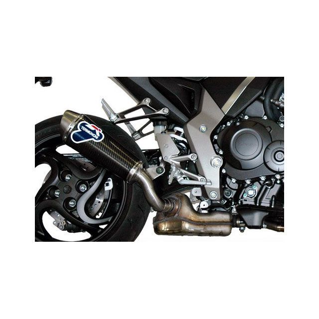 テルミニョーニ 1 サイレンサー STR スリップオン オーバル ステンレス スリーブ： カーボン CB 1000 R ter_H080080CO