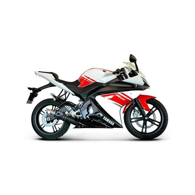 テルミニョーニ KIT ラウンド ステンレス スリーブ: カーボン YZF-R 125 ter_Y088094CR|モトメガネ 店