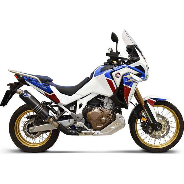 テルミニョーニ KIT SILENCER 『BLACK』 HOMOLOGATED STAINLESS STEEL BLACK TITANIUM EU Homologated CRF 1100L AFRICA TWIN ter_H16608040INI
