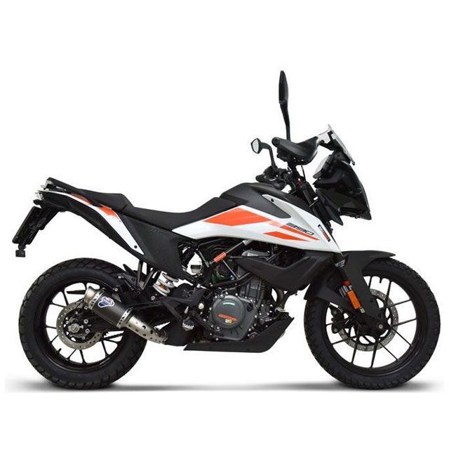 テルミニョーニ SLIP ON GP CLASSIC＋LINK STAINLESS STEEL CARBON Racing Without Catalyzer ADVENTURE 390 ter_KT23094SO05