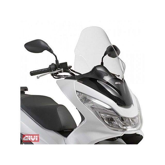 ジビ フェアリング-ウインドシールド カラーレス - ABE PCX 125 PCX 150 givi_D1136STG｜モトメガネ 店