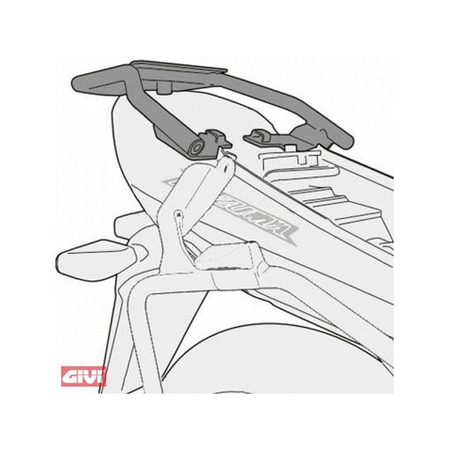 ジビ トップケースラック ブラック MONOLOCKスーツケース用 Inazuma 250 givi_SR3103
