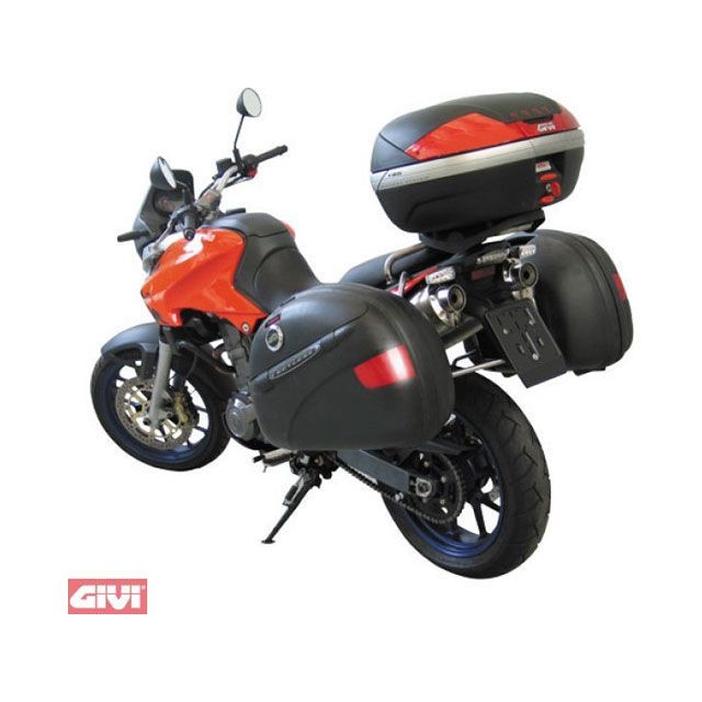 ジビ PEGASO 650 STRADA / TRAIL(05-08) トップ ケース ホルダー for モノキー ケース M5付-プレート Pegaso 650 Trail Pegaso 650 Strada givi_SR79|モトメガネ 店