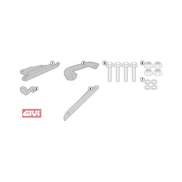 ジビ マウンティングキット PLX1132 サイドラック VFR 800 F givi_1132KIT