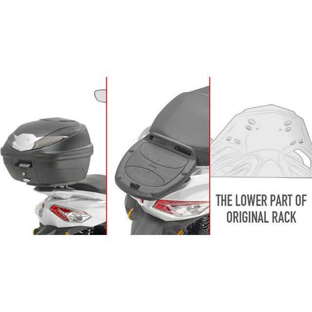 ジビ トップケース キャリア Monolockケース用 プレート無し HD 300 givi_SR7057