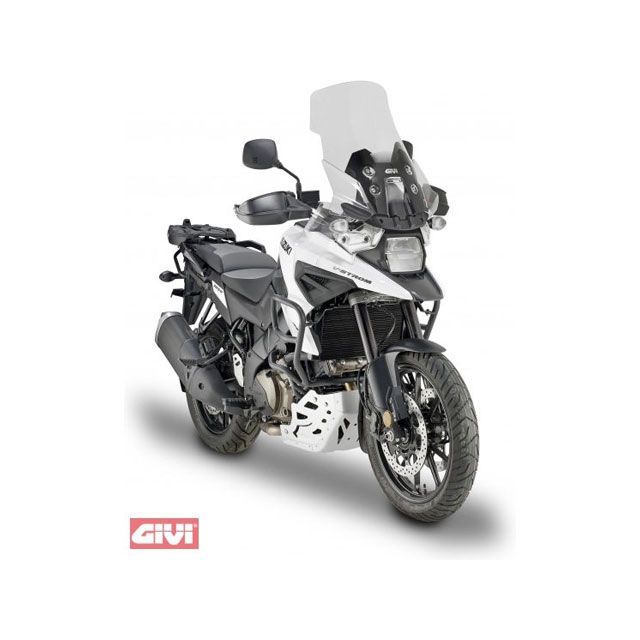 ジビ Windscreen transparent， 575 mm high， 505 mm wide for Suzuki V stream 1050（2020） V-Strom 1050 V-Strom 1050 XT givi_D3117STG