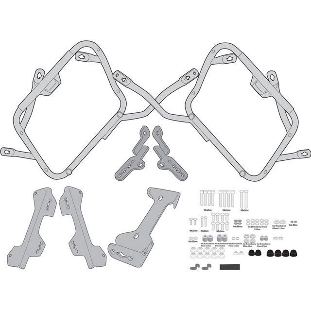 ジビ PLX5137 Specific Pannier Holder for V35 / V37 Monokey Side Cases for BMW F 900 XR F 900 XR givi_PLX5137