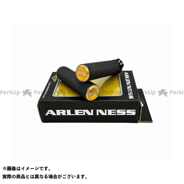 パワープラント P16Xアレンネス ビレットエンドローレットグリップ(ゴールド) 1in径ハンドルバー ケーブルスロットル仕様車 ・028817|モトメガネ 店