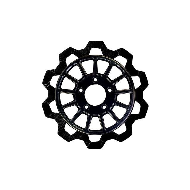 LyndallBrakes BOW-TIE/13SPOKE 11.8in 5mm厚 フロント（ブラック/ブラック） ・029335｜モトメガネ 店