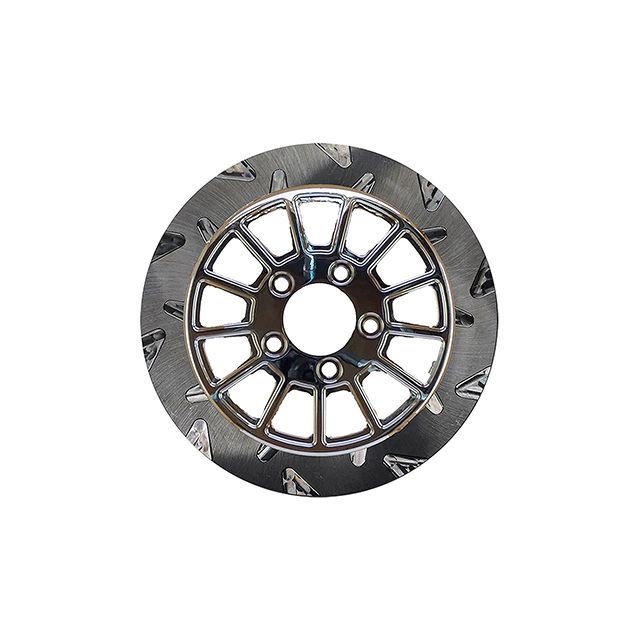 LyndallBrakes SMOOTH/13SPOKE 11.8in 5mm厚 フロント(クローム/クローム) ・029408|モトメガネ 店