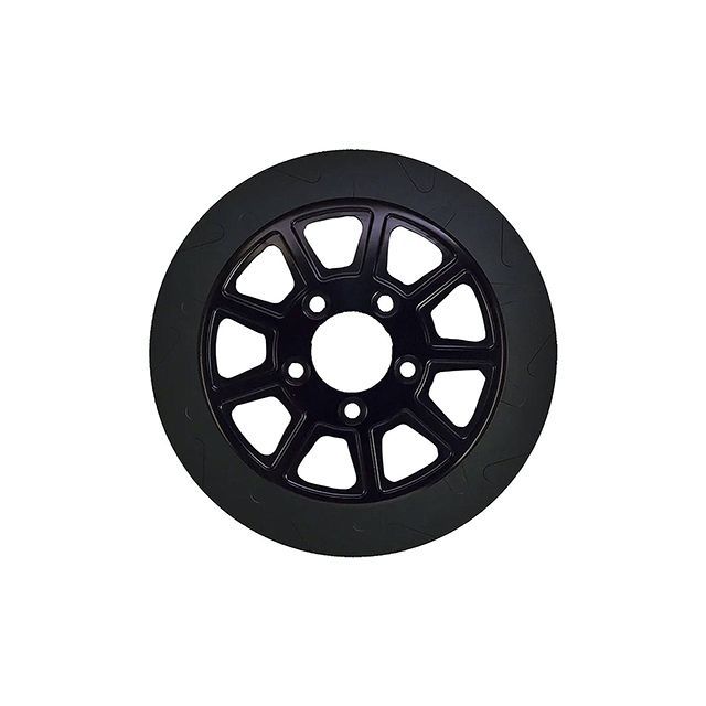LyndallBrakes SMOOTH/9SPOKE 11.8in 7mm厚 リア(ブラック) V-Rod ツーリング ・029412