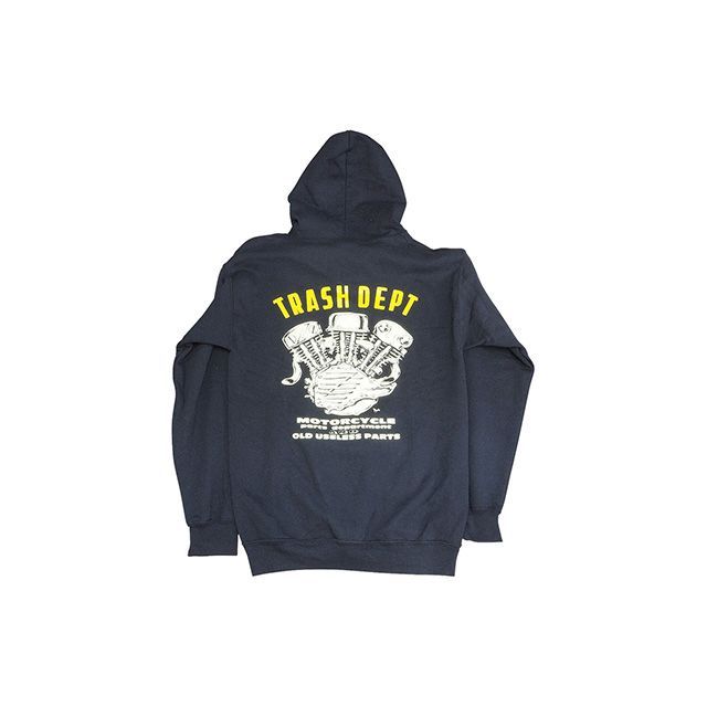 トラッシュデポ オリジナルジップパーカー(ブラック) サイズ M ・026862|モトメガネ 店