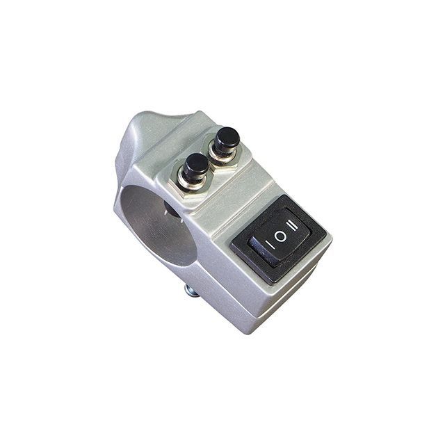 マルコムサプライ インチバー用 ミニスイッチボックスキット2穴（ナチュラル） ハーレー用 ・028710｜モトメガネ 店