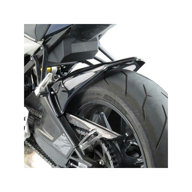 パワーブロンズ リアインナーフェンダー BMW S1000RR（15-18）、S1000R（14-20） S1000R S1000RR カラー ブラック/シルバーメッシュ 201-B102-603｜モトメガネ 店