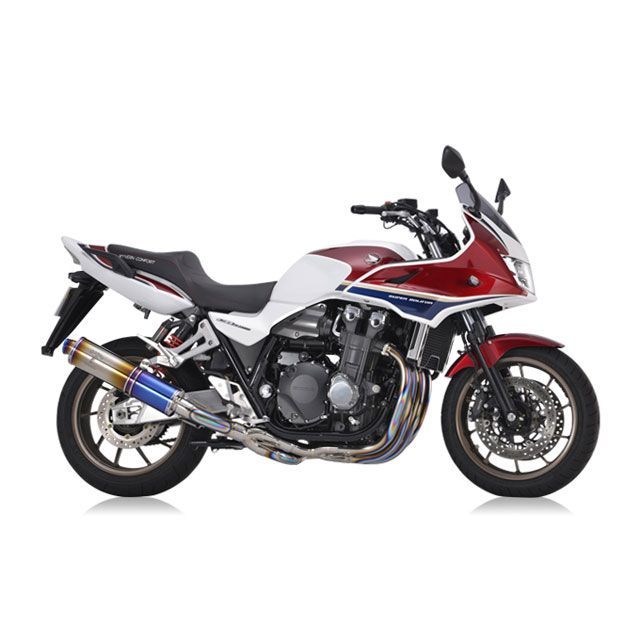 アールズギア ワイバンクラシック フルエキゾースト シングル Sタイプ（チタンドラッグブルー） CB1300SF/SB MH32-S1CD