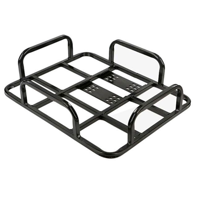 【メーカー直送】スパンキーズ オーバーキャリア 落下防止バー付き（ブラック） 汎用 417
