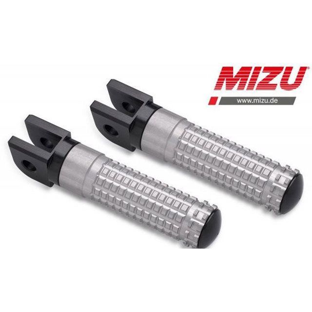 ミズ レーシングフットペグ ABE認可品 ブラック/シルバー ｜ 409ST1110010 mizu_409ST1110010