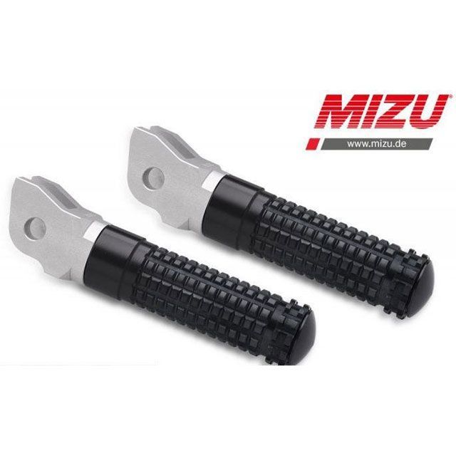 ミズ レーシングフットペグ ABE認可品 シルバー/ブラック ｜ 409TS1110001 mizu_409TS1110001