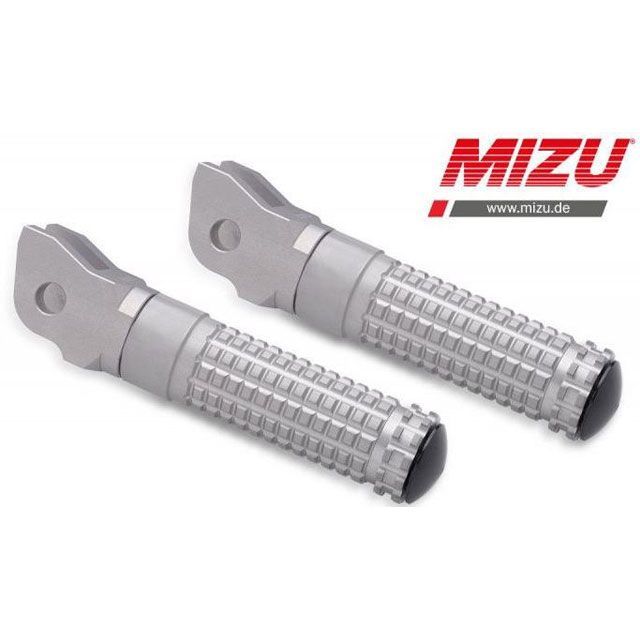 ミズ レーシングフットペグ ABE認可品 シルバー/シルバー ｜ 409TT1110025 mizu_409TT1110025