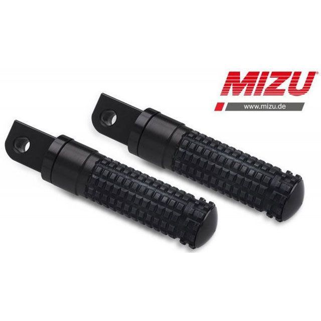 ミズ レーシング パッセンジャーフットペグ ABE認可品 ブラック/ブラック ｜ 409SS1120005 mizu_409SS1120005