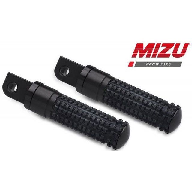 ミズ レーシング パッセンジャーフットペグ ABE認可品 ブラック/ブラック ｜ 409SS1120039 V-Max mizu_409SS1120039
