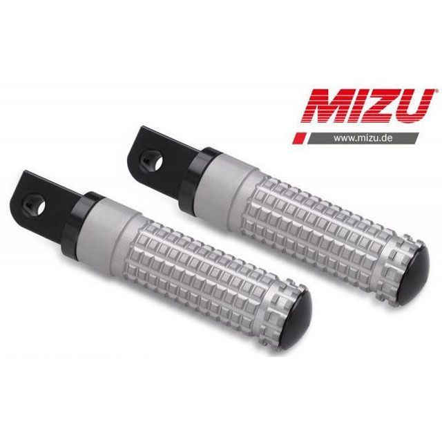 ミズ レーシング パッセンジャーフットペグ ABE認可品 ブラック/シルバー | 409ST1120041 GSX-R 125 GSX-S 125 mizu_409ST1120041