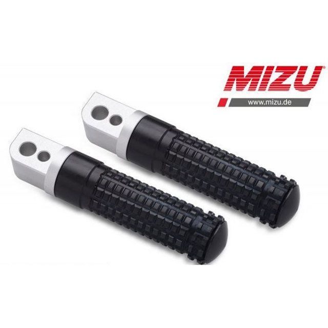 ミズ レーシング パッセンジャーフットペグ ABE認可品 シルバー/ブラック ｜ 409TS1120026 mizu_409TS1120026