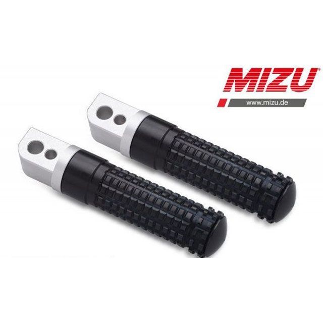 ミズ レーシング パッセンジャーフットペグ ABE認可品 シルバー/ブラック ｜ 409TS1120030 GSX-R 750 RF 600 R mizu_409TS1120030