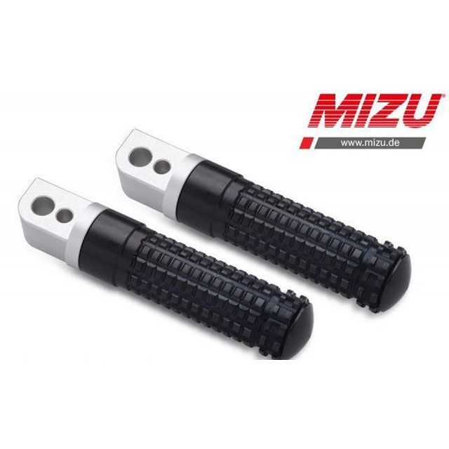 ミズ レーシング パッセンジャーフットペグ ABE認可品 シルバー/ブラック ｜ 409TS1120037 mizu_409TS1120037