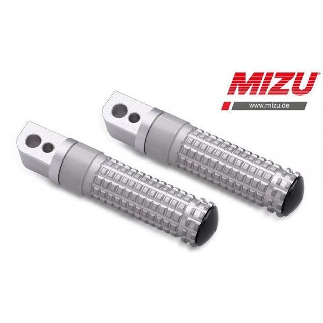 ミズ レーシング パッセンジャーフットペグ ABE認可品 シルバー/シルバー ｜ 409TT1120001 mizu_409TT1120001