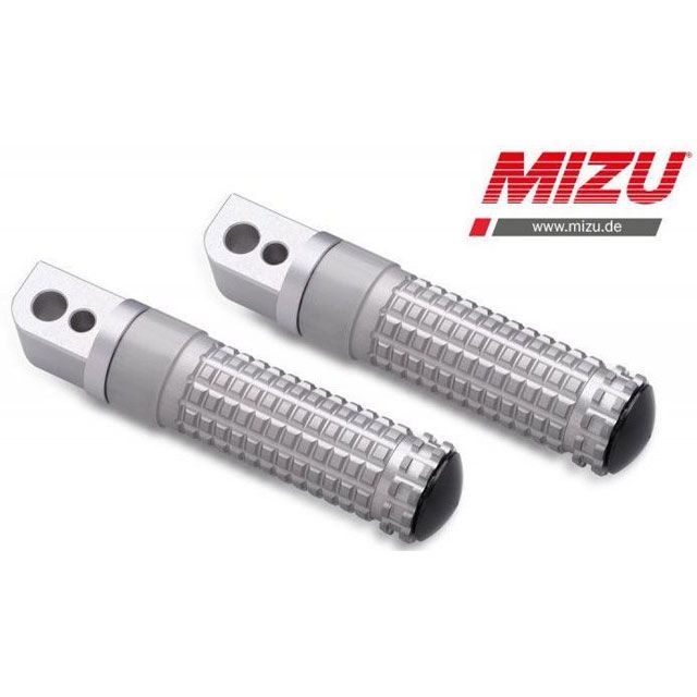 ミズ レーシング パッセンジャーフットペグ ABE認可品 シルバー/シルバー ｜ 409TT1120008 mizu_409TT1120008