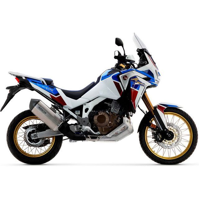 アロー Street Sonora Titanium Dark Silencer with Carby End Cap、Endcap Carbon、ECEホモログ、DBキラーが含まれています | 72504SKN CRF1100L Africa Twi…|モトメガネ 店