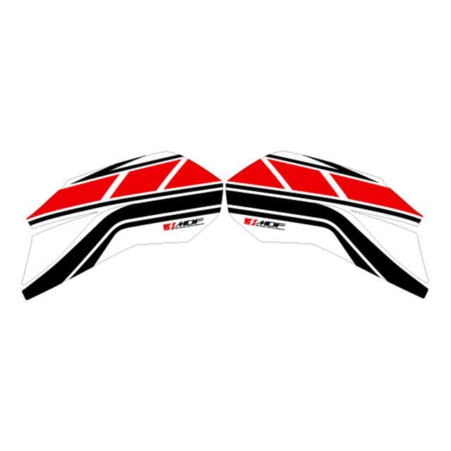 【メーカー直送】エムディーエフ NMAX 125/155（2021-2024）グラフィックキット ストロボモデル（レッド） NMAX 155 NMAX 125 タイプ フロントサイドパーツ M21NMAX-D-RD-FS