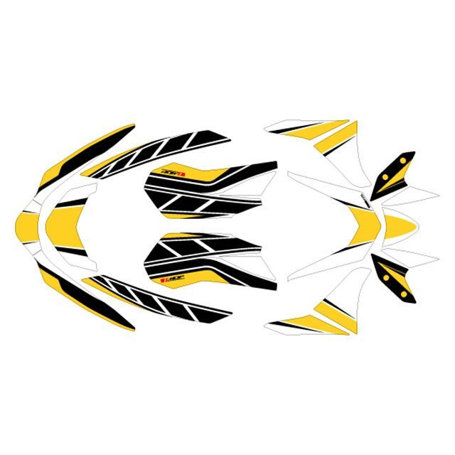 【メーカー直送】エムディーエフ NMAX 125/155（2021-2024）グラフィックキット ストロボモデル（パンプキンイエロー） NMAX 155 NMAX 125 タイプ コンプリートセット M21NMAX-D-PY-ALL｜モトメガネ 店 23,699円