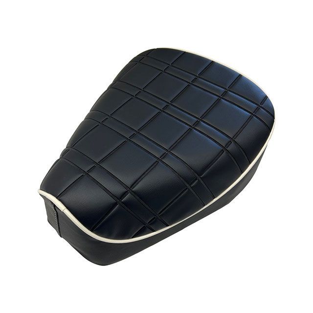 グロンドマン クロスカブ110（JA60・JA45）TYPE4 チェック シートカバー 日本製/3D-立体裁断（座面チェック柄 黒/パイピング白） クロスカブ110 GH5708HC10P20-CHECK