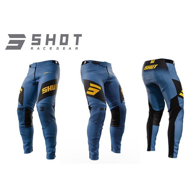 SHOT RACE GEAR パンツ ULTIMA(ブルー) サイズ 34 A08-11A1-A02-34