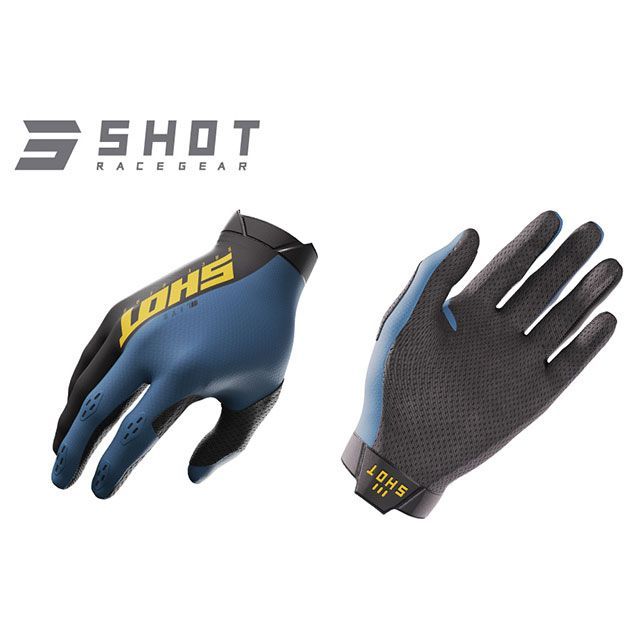 SHOT RACE GEAR グローブ LITE（ブルー） サイズ M A08-13A1-A05-09