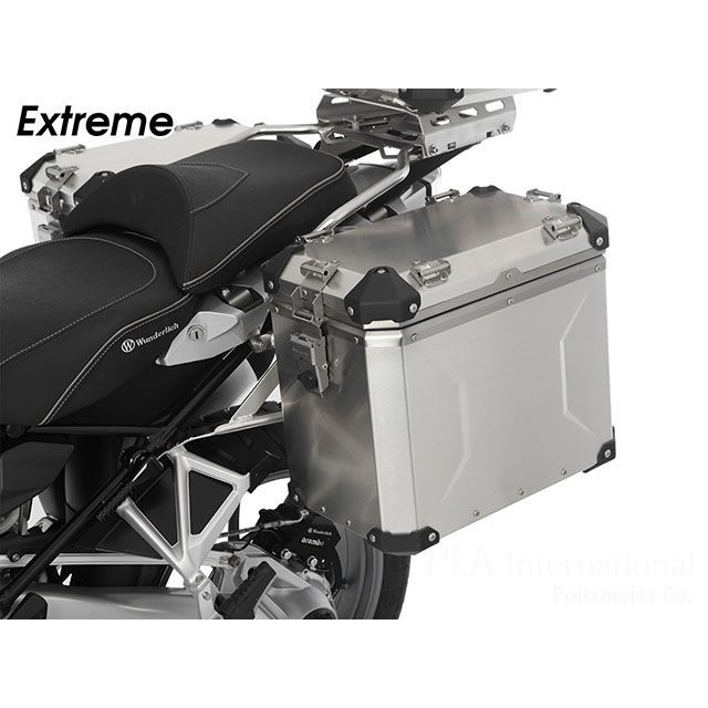 ワンダーリッヒ サイドケース「EXTREME」LRset（ナチュラルアルミニウム） W30167-300