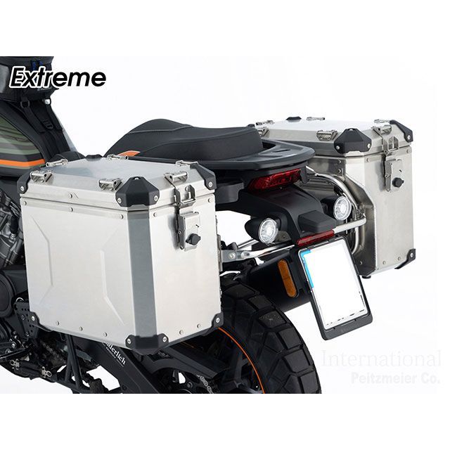 ワンダーリッヒ サイドケース「EXTREME」LRset（ナチュラルアルミニウム） W90610-200