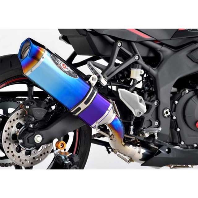 ビートジャパン NASSERT Evolution TypeII フルエキゾーストチタンマフラー（ブルーチタン） ZX-25RSE 0227-KH7-BL