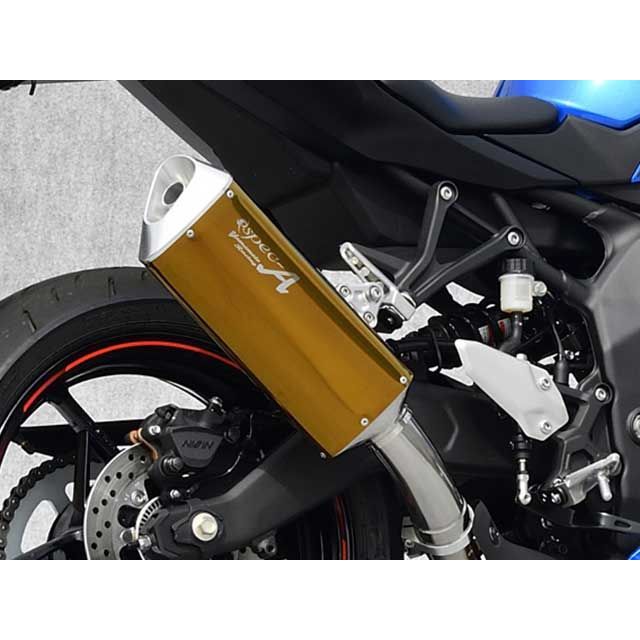 ヤマモトレーシング ZX-4R SLIP-ON DOWN TYPE-SA ゴールド ZX-4R 40408-01SAG