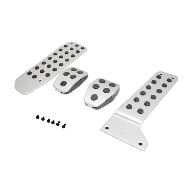 アイエルモータースポーツ ペダルセット アルミ（シルバー） ND0-0146