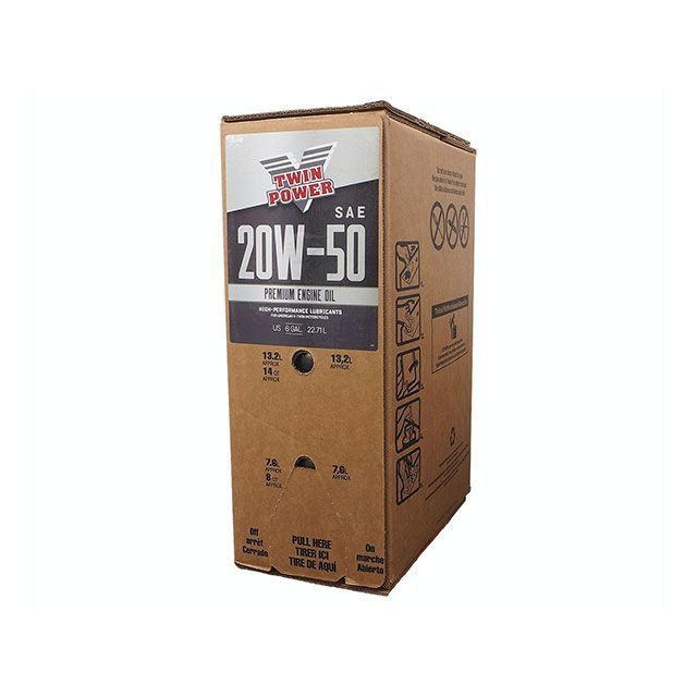 ツインパワー プレミアムエンジンオイル20W-50 6ガロン エボリューションエンジン以降 ・025909