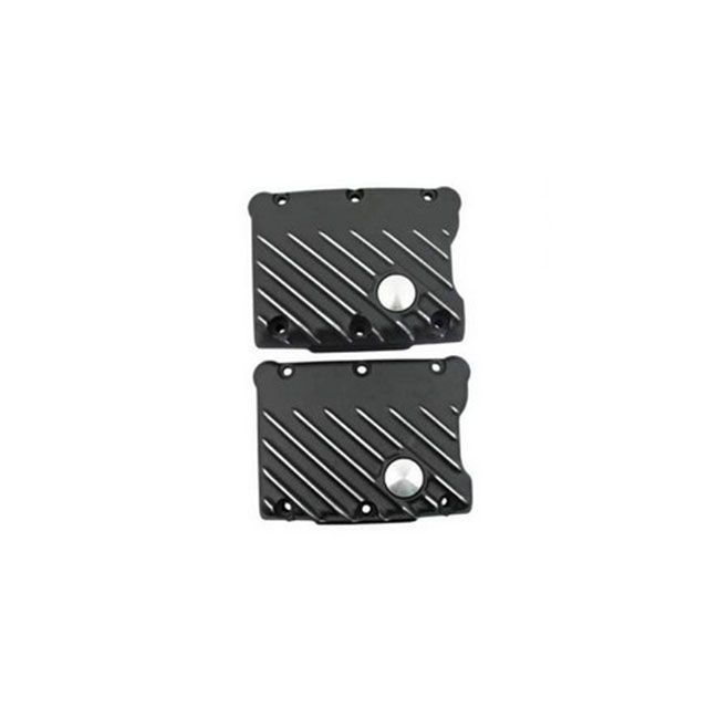 部品屋K&W EMD製 1999-UP ツインカム用 Snatch ロッカーボックスカバー（ブラックカット） ツインカム RCTC-R-BC 55,854円