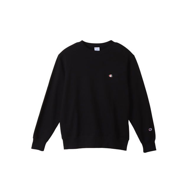 チャンピオン C3-Y035 CREW NECK SWEATS（ブラック） サイズ L C3-Y035