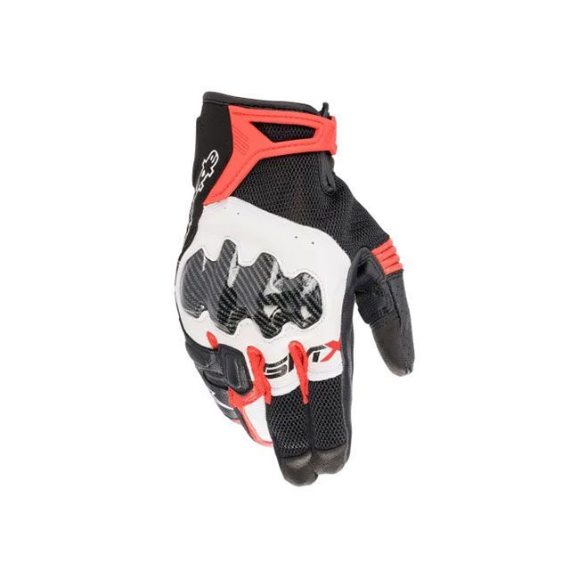 アルパインスターズ SMX-R GLOVE ASIA（1304 BLACK WHITE BRIGHT RED） サイズ S 3567222
