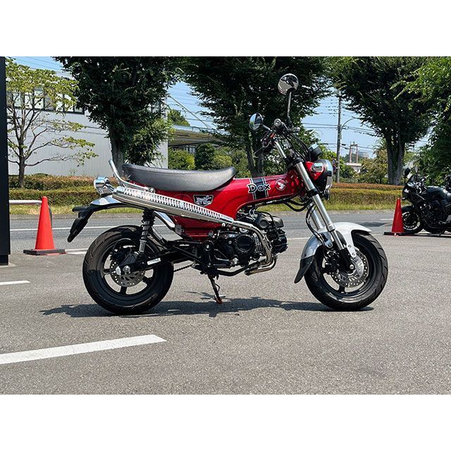 ホットラップ トレイルマフラー（政府認証）DAX125（JB04）用 DAX125 J-TRL-DAX｜モトメガネ 店